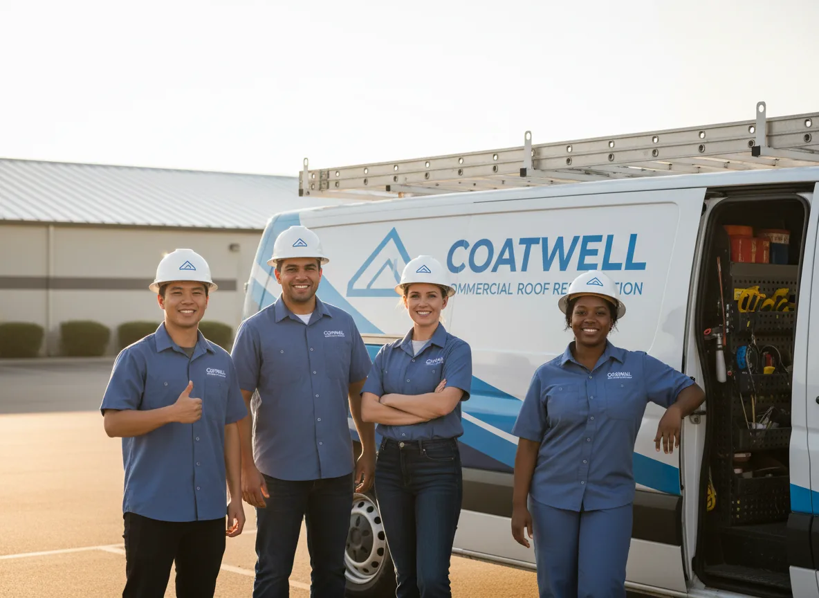 Commercial roof coating company in Lesterville, MO